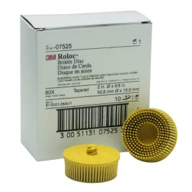 3M 7525 Disc Roloc Bris 80Gr 2" 10/Box Yello