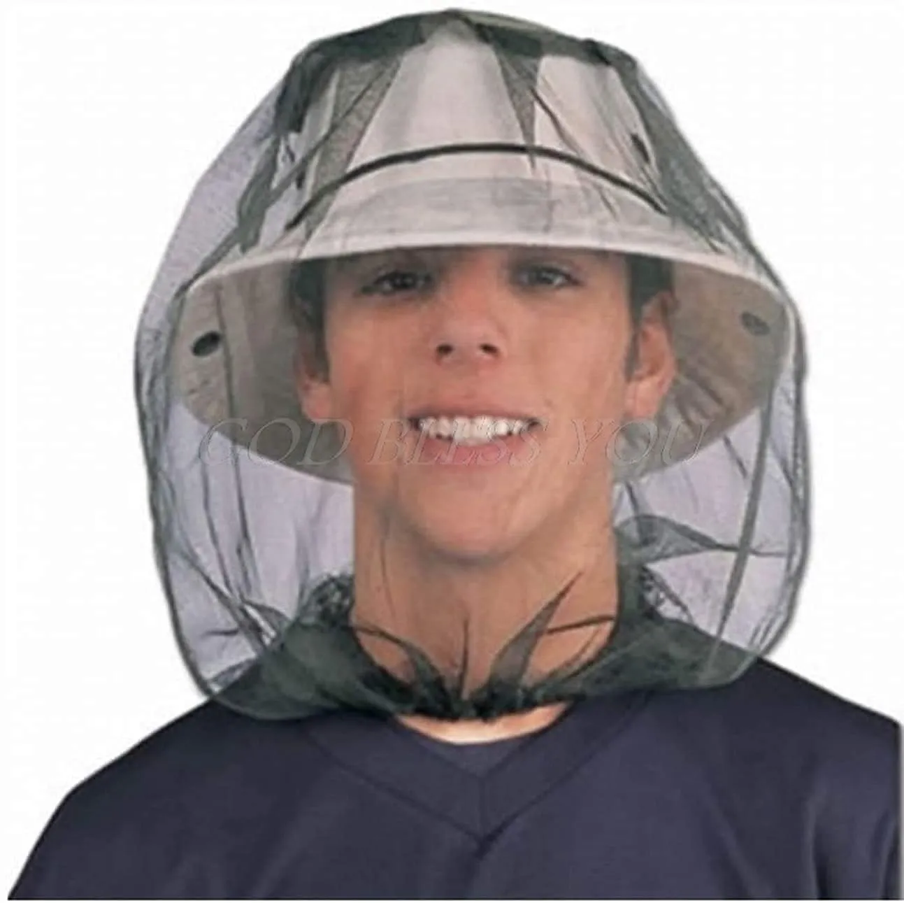 ARUNDEL SERVICES EU 2 Packs Mosquito Face Net Error Protector Hat Face Mesh Mosquito Head Insect Mosquito Net Camping