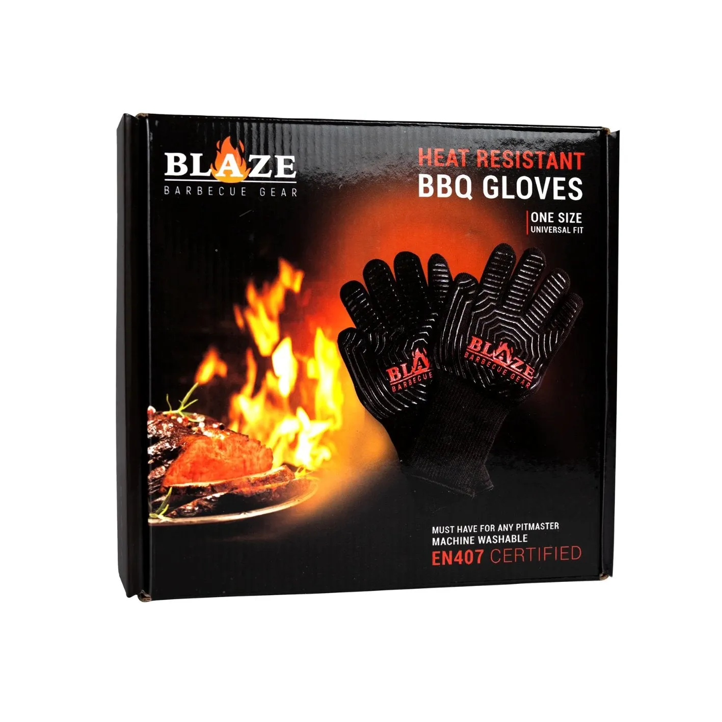 Blaze Heat Resistant BBQ Gloves