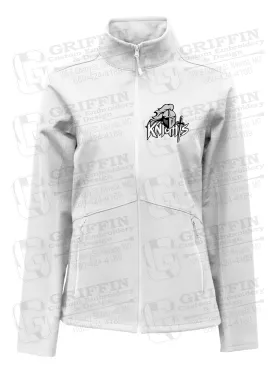 NEVC Knights Womens Softshell Jacket - Knights Full Logo