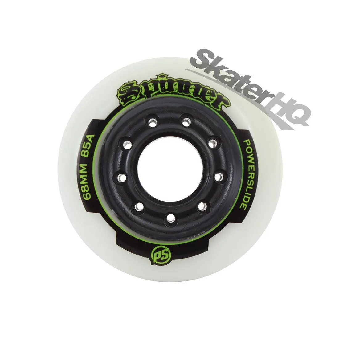 Powerslide Spinner 68mm/85a 4pk - White