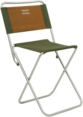 Shakespeare Folding Backrest Stool - Brown/Green